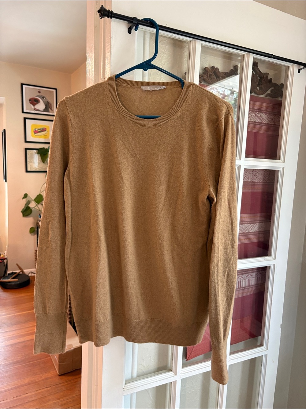 Everlane Cashmere Crew Sweater Camel/L